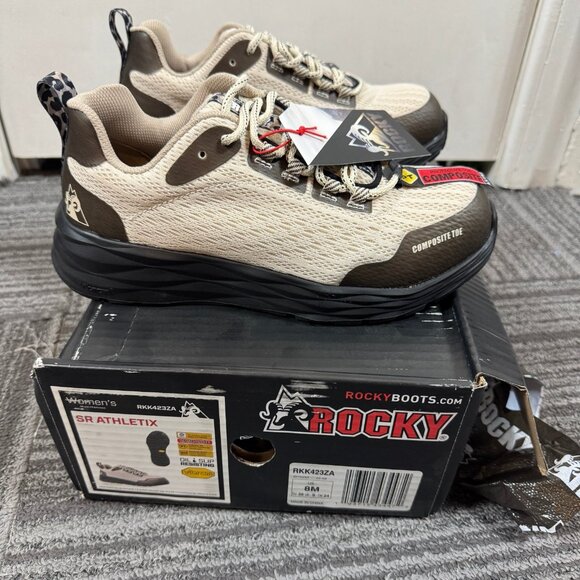 Rocky SR Athletix Women’s Composite Toe Work Shoes | Slip Resistant | Size 8M | - Picture 5 of 9